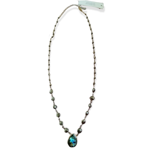 Free People Designer Ella Rae Stone Short Necklace